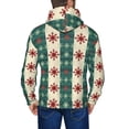 thumbnail image 5 of Zip Up Hoodies for Men - Christmas Snowflakes Plaid Long Sleeve Comfrt Men'S Fashion Hoodies & Sweatshirts, Jackets for Men Hoodies Pullover Clothing Clothes with Pouch, 5 of 5