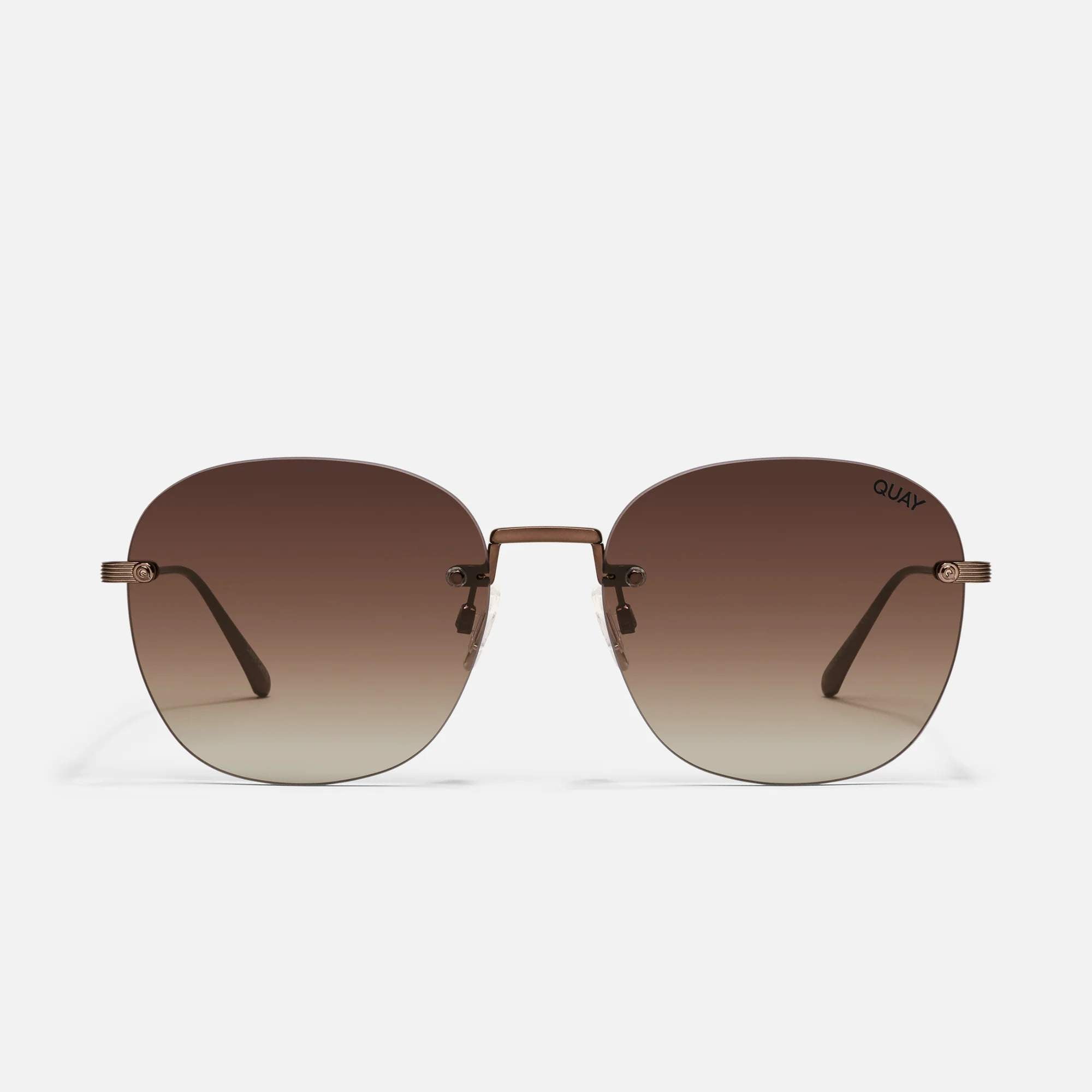 Quay Australia Main Character Sunglasses Gold Smoke  display picture 2