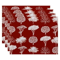 Simply Daisy 18" x 14" Field of Trees Floral Print Placemat