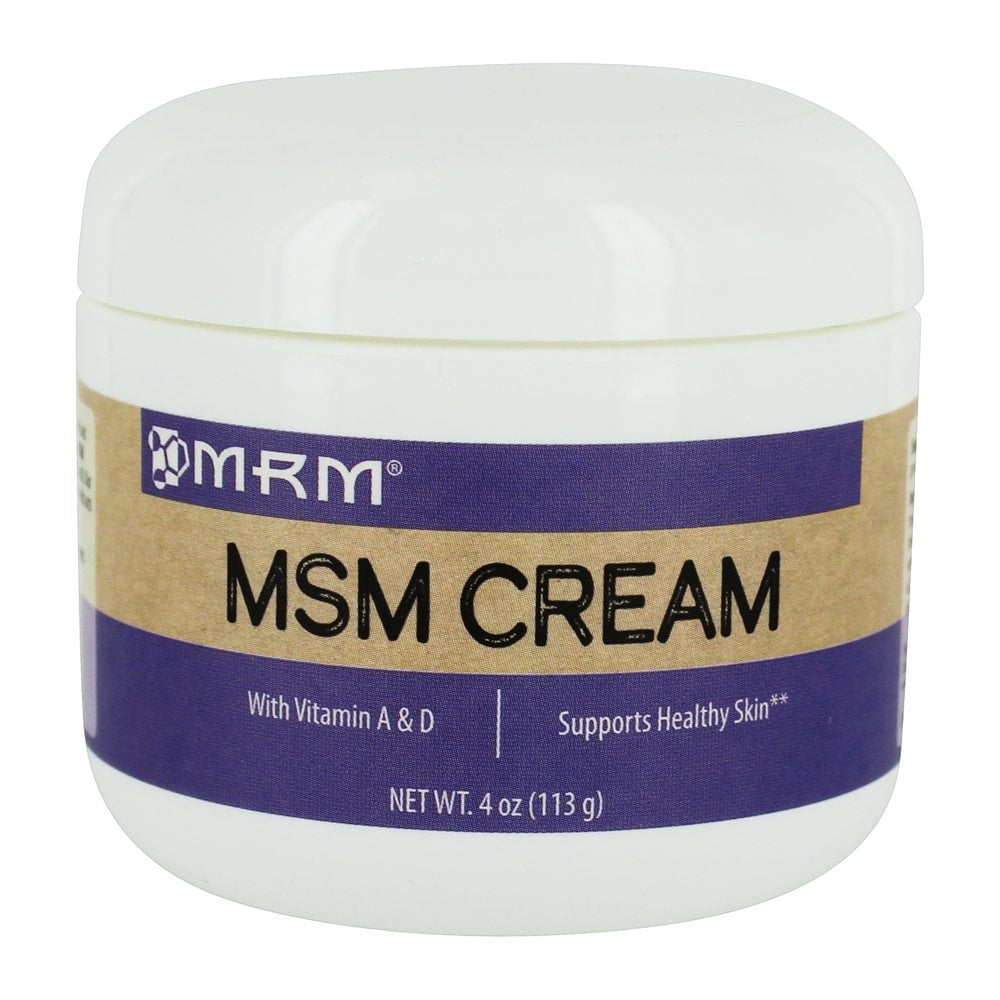 MRM Nutrition MSM Cream Healthy Skin Support 4 oz. Walmart Canada