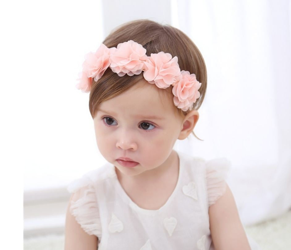NOLITOY 15 Pcs Lace Forehead Band for Baby Kids Lace Headband Soft Lace  Band for Elastic Lace Forehead Band Girl Headbands Makeup Headband Tiara  for