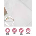 thumbnail image 6 of Easter Bunny Eggs Kitchen Dish Towels for Drying Dishes Set of 2, Spring Tulip Flowers Leaves Rustic Green Waffle Weave Microfiber Hand Tea Bathroom Towels Quick Dry & Absorbent Towel 12x12, 6 of 7