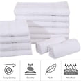 thumbnail image 2 of Toallas De Mano Económicas De Mezcla De Algodón De 16 X 27 Pulgadas, Color Blanco, Para Salón/Gimnasio/Hotel, Súper Absorbentes, Las Mejores Para Cocina, Limpieza, Uso Doméstico (Paquete De 60), 2 of 7