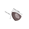 thumbnail image 2 of NUOLUX 6Ud Púas Para Guitarra Y Ukelele Multicolor De Cuero PU Prácticas Y Seguras Para Tocar, 2 of 7