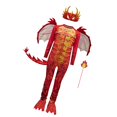 thumbnail image 3 of Kit de vestuario de dragón para niños para pequeños entusiastas del dragón Halloween Vestido Tamaño m, 3 of 10