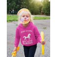 thumbnail image 2 of Girl's Horse Lovers Toddler Hoodie by Tstars - Perfect Gift for Kids who Love Horses - High-Quality Graphic Print - Comfortable & Stylish Horse Clothes - Unique Birthday Present for Toddler Girls, 2 of 6