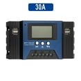 thumbnail image 4 of MYG Contrôleur de Charge Solaire MPPT 12V/24V 30A Contrôleur de Charge Pv Double 4USB, 4 of 4