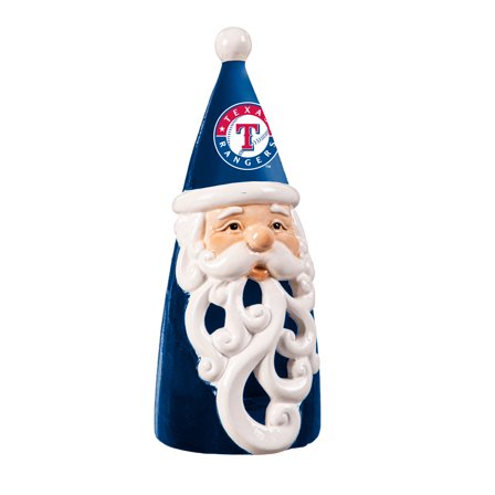 Texas Rangers 8" LED Santa Statue