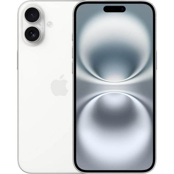Restored Apple iPhone 16 Plus - Visible- 512 GB White (Refurbished)