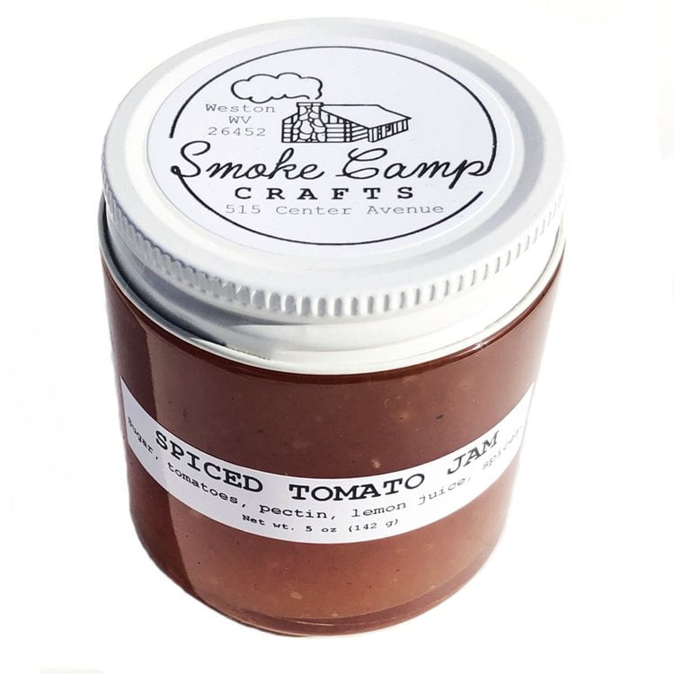 Spiced Tomato Jam, 5 oz Craft, Gourmet, Unusual Jams & Jellies Made in West Virginia, USA