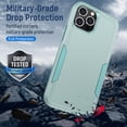 thumbnail image 6 of REQO for iPhone 12 Case,iPhone 12 Pro Case with HD Screen Protector [Military Grade Drop Tested] Heavy-Duty Tough Rugged Shockproof Protective Case for iPhone 12/iPhone 12 Pro, Green, 6 of 6