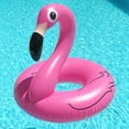 thumbnail image 5 of Jumbo Pink Flamingo Inflatable Swim Ring for Beach & Pool - Rms_Perfect Gift, 5 of 5