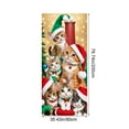 thumbnail image 3 of kladzum Christmas Door Cover 71"x35" Holiday Decorative Door Curtain Festive Atmospheres Christmas Door Covers Winter Party Decor Door Curtains for Wall, Door, Windows, 3 of 6