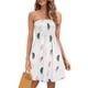 thumbnail image 1 of WILLBEST Vestidos Floreados para Mujer Vestido de Verano de Moda para Mujer Vestido Playero Bohemio sin Tirantes con Hombros Descubiertos Floral Extra Grande, 1 of 3