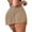 Khaki, variant on Duoif Swim Skirts for Women, Women's Solid Color High Waisted Slim Swimming Bottoms Skirt Wrap Skirt Bikini Bottoms Bathing Suit Bottoms Black M