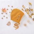thumbnail image 2 of jobturf Baby Hats Newborn Cute Fashion Embroidered Floral Bonnet Casual Lightweight Knit Hats Soft Comfy Warm Windproof Winter Hat Size 6 Months, 2 of 6