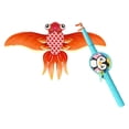 thumbnail image 2 of S SERENABLE Kite Toy 50M Line Included Unique Beach Toy for Camping Trip Backyard Garden Fish, 2 of 7
