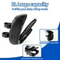 thumbnail image 2 of BUSATIA Bike Seat Bag,Bike Seat Bag with Water Bottle Holder, Bicycle Saddle Bag Under Seat Waterproof Cycling Seat Pack for Mountain Road Bikes, Black, 2 of 7