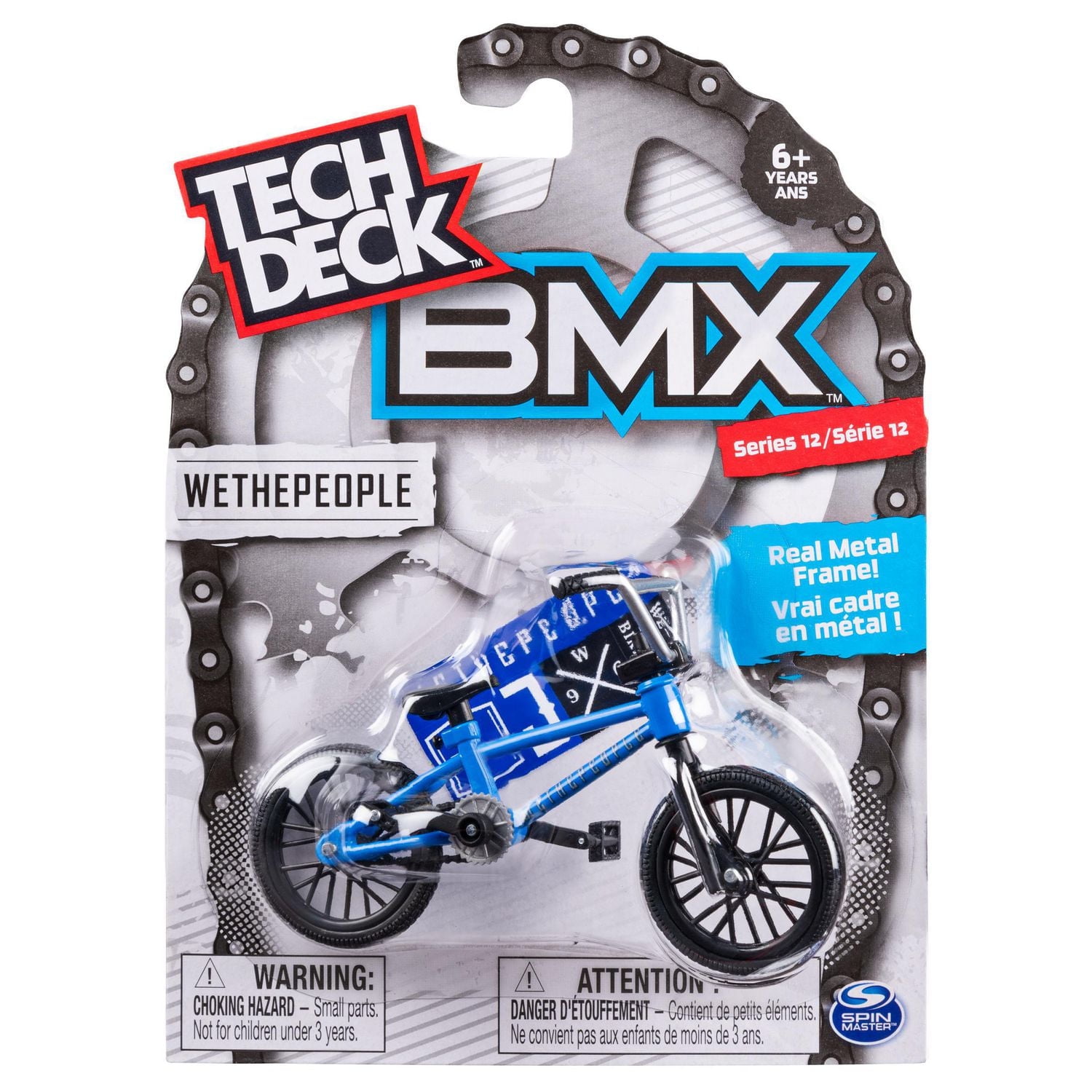Tech Deck - Finger BMX - Wethepeople, Bleu/Noir – Séries 13