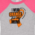 thumbnail image 4 of Inktastic I Wear Orange For My Mimi Multiple Sclerosis Awareness Boys or Girls Baby Bodysuit, 4 of 5