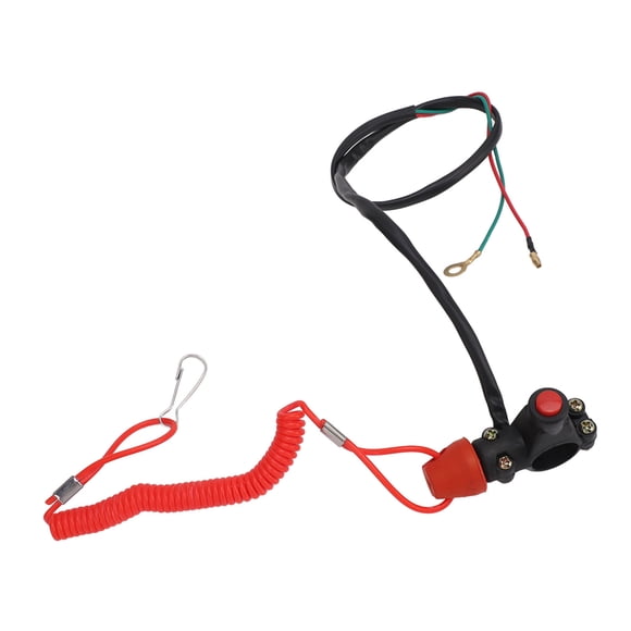 Tether Stop Kill Switch, Engine On Off Kill Switch Compact High Stability for ATV Off Road Vehicles