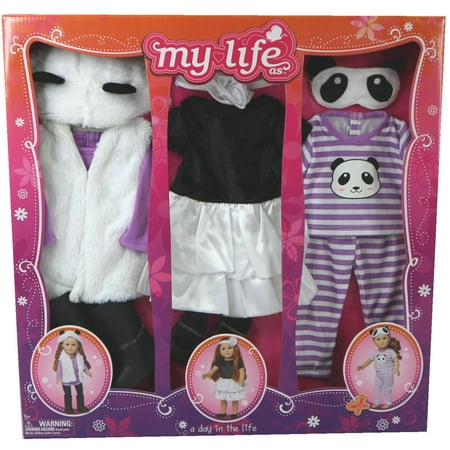 My Life As A Day in the Life Doll Clothing Set, Panda
