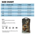 thumbnail image 5 of Yiaed Surreal Weightlifting Snail Print Men's Singlet Vests Summer Running Muscle Tank Tops Gym Undershirt Round Neck Sleeveless for man, 5 of 5