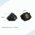 thumbnail image 3 of Unique Bargains Adjustable Mini Cube Price Tag Display Number Gold on Black,3.3x5.6mm,16 sets, 3 of 5