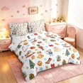 thumbnail image 2 of Manfei Festive Nutcracker 7-Piece Twin Bedding,Christmas Snowflake Bedding Comforter Set,White,Christmas Reversible, 2 of 6