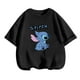 thumbnail image 5 of Conjunto de camiseta para niños, camiseta de dibujos animados de Disney Lilo Stitch, camiseta de manga linda de Stitch, camiseta gráfica Y2k, traje de camión para niñas y niños, 5 of 5