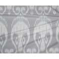 thumbnail image 4 of oneOone Tissu Lycra Polyester Tourbillon Tissu Imprimé Ikat BTY 56 Pouces de Large, 4 of 4