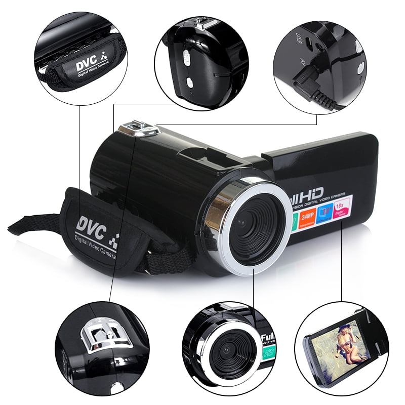 3" LCD Camera Camcorder Remote Control Video Camcorders Full HD 1080P