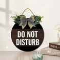 thumbnail image 2 of Eveokoki 12" Do Not Disturb Door Hanger Sign, Do Not Disturb Sign & Wooden Door Sign for Home, Offices, Clinics, Law Firms, Hotels, 2 of 5