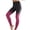Hot Pink, variant on Women's Regular Leggings High Waist Tummy Control Full Length Seamless Moisture Wicking Butt Lifting Solid Workout Pants Red S