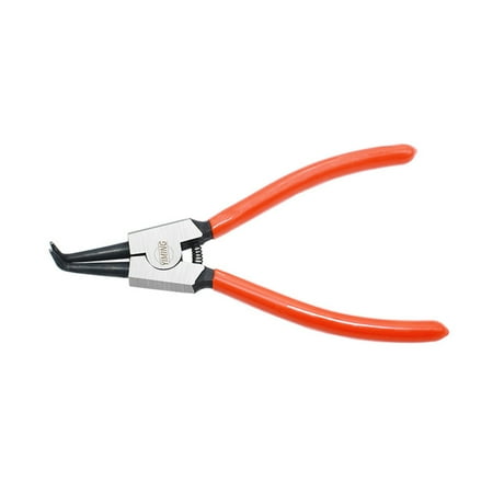 

ABIDE Color Random 7 Inch Professional Circlip Plier DIY Crafting Handicraft Snap Ring Pliers Maintenance Tool Spring Loaded