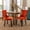 Orange + Velvet, variant on Leiln.z Vintage Velvet High-Back Dining Chairs 2-Piece Set Vintage Parson Chairs for Living Room, Dining Room