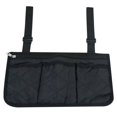 thumbnail image 4 of Wheelchair Armrest Accessories Side Bags To Hang On Side With Bright Line Waterproof Black Walker Storage Pouches, 4 of 5