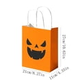 thumbnail image 3 of Halloween Candy Gift Bags,Pumpkin Style Kraft Paper Candy Goodie Bags with Handle,Perfect for Candy,Treats,and Party Favors, 3 of 6