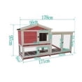thumbnail image 2 of Ultimate Outdoor Pet Rabbit Cage Stylish Home Rabbit Villa Cozy Rabbit Nest for Happy Bunnies, 2 of 4