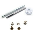 120 Sets Leather Rivets With Fixing Tool Kit Double Cap Rivet