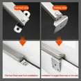 thumbnail image 4 of PinesC 1PC Boat Cover Support Pole System Telescopic Wind Support for Windows Sturdy Steel Limiter with Angle Adjustments Sliding Support Accessories for Gusset Fixing Silver, 4 of 5