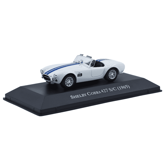 Classic 1:43 American Shelby Sobra 427 S/C 1965 Diecast Car - Collectible Legendary Vintage Model with Display Case & Precisely Crafted for True Collectors