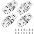 thumbnail image 1 of Miangastore Marine Industry Workers Hinge Silver 4Pack 2.99X1.49X0.35In, 1 of 8