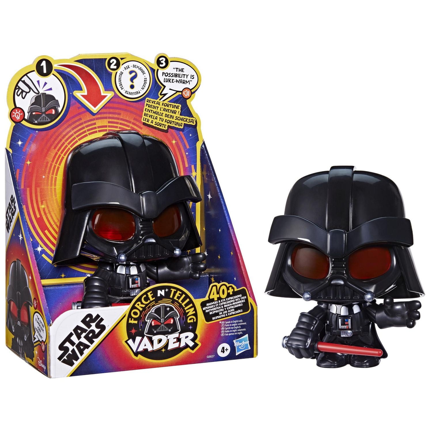 Star Wars Force N Telling Vader, Star Wars Toys for Kids Ages 4 and Up (Walmart Exclusive)