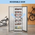 thumbnail image 6 of Upstreman 7.0 Cu.Ft Upright Freezer Convertible Freezer/Refrigerator, Garage Ready Deep Freezer Fridge with Reversible Door, UP70 Stainless Steel, 6 of 8
