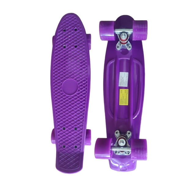 Patineta Tipo Penny The Baby Shop 21 pulgadas 55 cm hasta 75 kg Skateboard Morado -