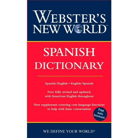Webster S New World Spanish Dictionary Walmart Com