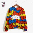 thumbnail image 4 of Mode Urbaine Chandails à Capuchon HELLO KITTY Sweat à Capuche Imprimé pour Femmes Automne Manches Longues Harajuku Pullovers Sweat à Capuche sudadera mujer ZR, 4 of 7