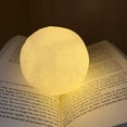 thumbnail image 4 of 8.5cm Lune Lampe Chambre Rêve Réglable Veilleuses Ambiantes Protection des Yeux Couloir Chevet Lampes de Table, 4 of 5
