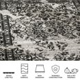 thumbnail image 4 of Hawthorne Collection Tapis d'Espace Argent - Runner 2'6" x 4', 4 of 4